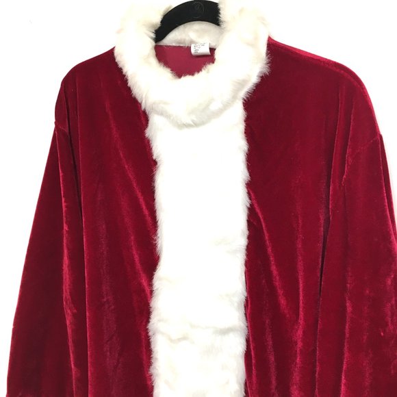 Halco Santa Claus Professional 6 Pc Velveteen Costume  #6591 + #6596 NWOT - Picture 8 of 12